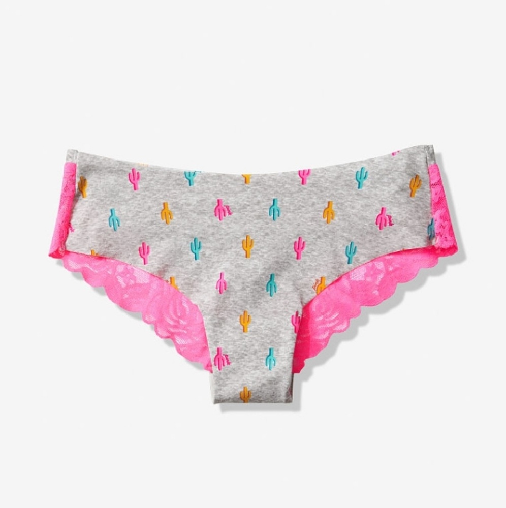 PINK Victoria's Secret Lace Back No Show Cheekster